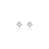 white topaz earrings